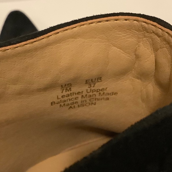 Alison Western Mule Black Suede Leather Heeled Mule 7 Boho Business Casual - Picture 7 of 10